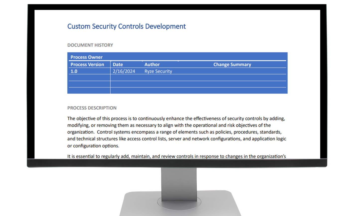 Custom Security Controls Development