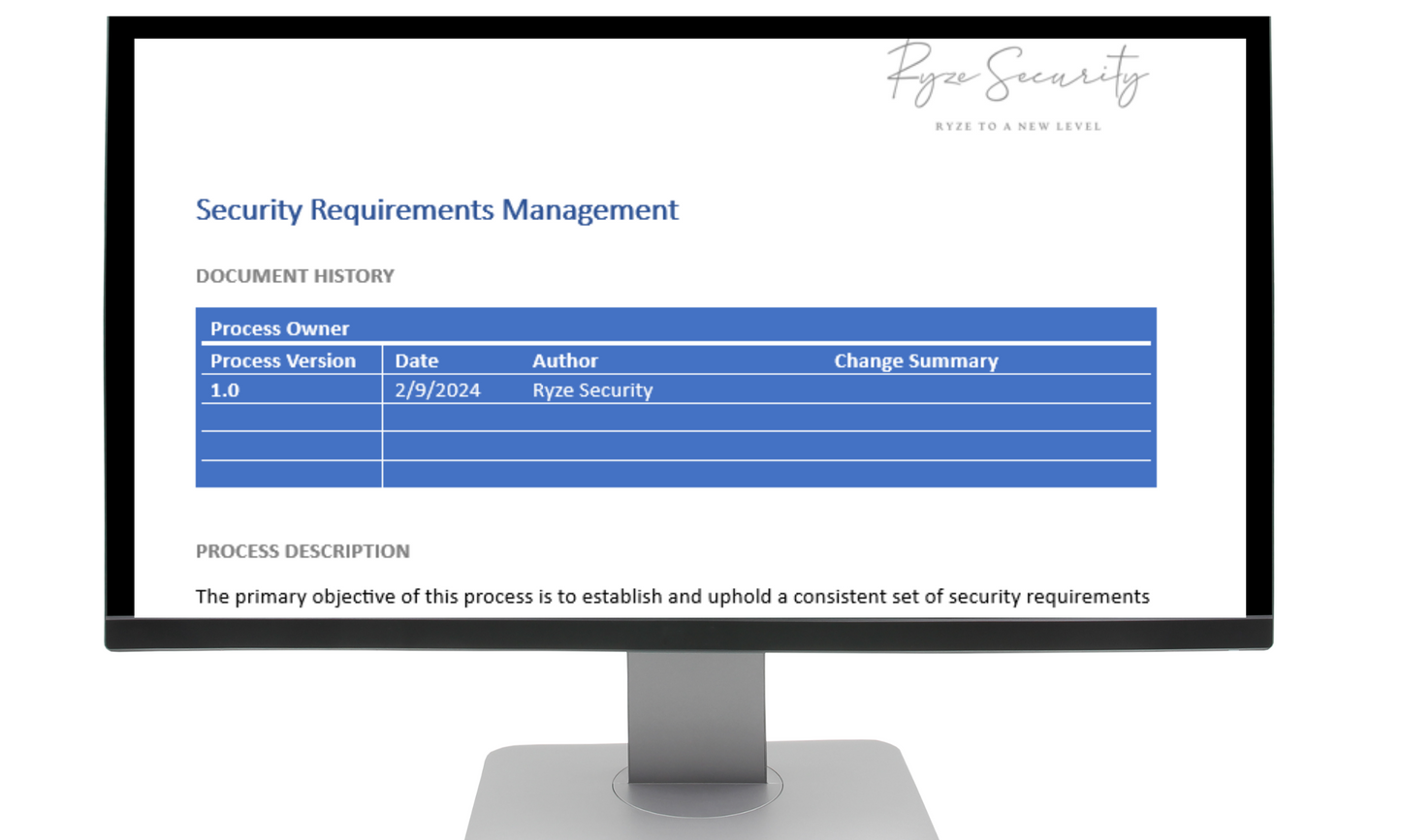 Security Requirements Management